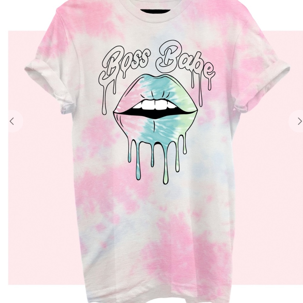 TIE DYE GRAPHIC TEE